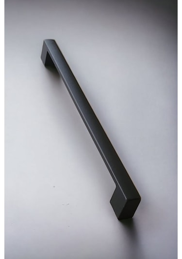 Köprü Alüminyum Metal Lüks Modern Mobilya Çekmece Mutfak Dolabı Kulpu Siyah 96mm 10 Adet Siyah