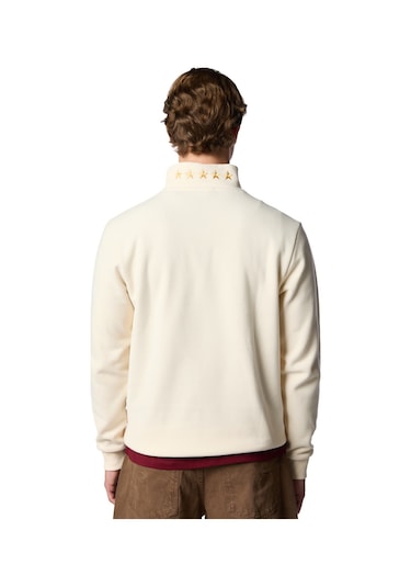 Galatasaray 5 Yıldız Yarım Zip Sweat E251404 Ekru
