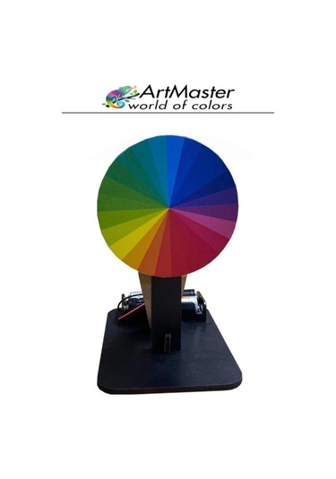 Newton Renk Çarkı Yapım Seti 12x7x10 Cm 1 Adet Okul Sınıf Fen Bilimleri Deney Setleri Nevton Çarkı Yapımı