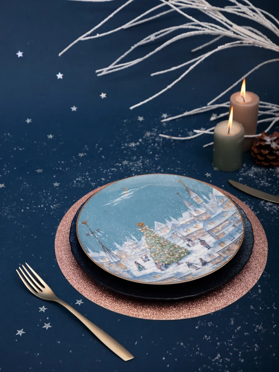 Lefard Yemek Tabağı "kar Kraliçesi" 25,5 Cm 268675768 Beyaz