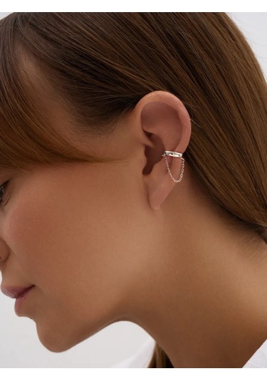 Zoloto Russkih Delgi Yok 925 Ayar Gümüş Zinciri İle Kulak Küpesi 145656060 Diğer