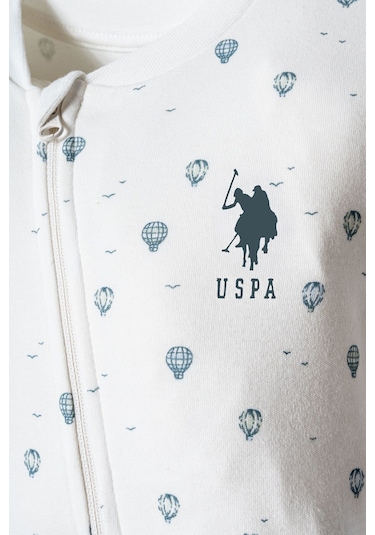 U.s. Polo Assn. Erkek Bebek Beyaz Tulum Usb2854-c-v1 Beyaz