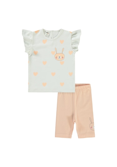 Civil Baby Kız Bebek 3'lü Takım 6-18 Ay Renkli