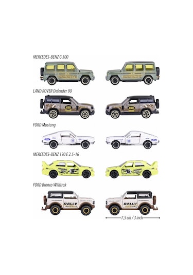 Majorette Castheads Track Racer 5'li