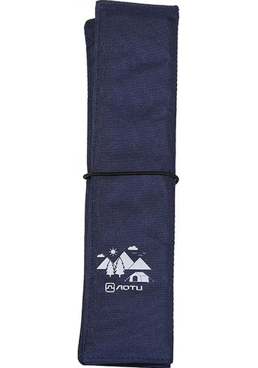 Aotu Taşınabilir Nem Geçirmez Koltuk Mat Oxford Kumaş + Epe Açık Kamp Piknik Oturma Pedi Lacivert Lacivert