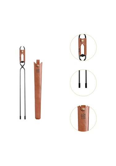 Suntek Kamp Ateşi Maşası 55cm Ateş Çukurları Aletleri Çok Renkli