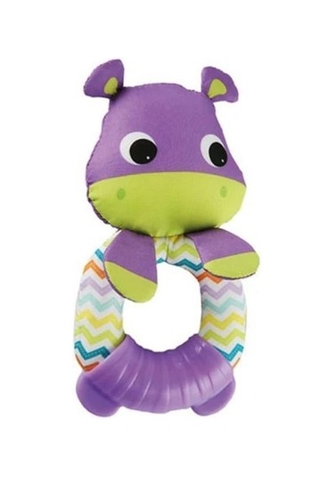 Bright Starts Sevimli Çıngırak & Dişlik Arkadaşım Hipo Açık Gri