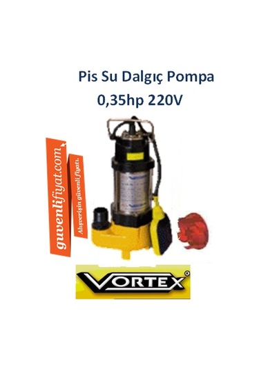Vortex K-vx 35 Foseptik Dalgıç Pompa