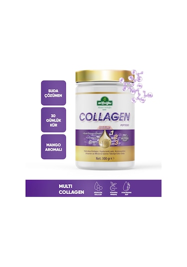 Arifoğlu Collagen Peptides Kolajen Takviye Edici Gıda 300 G