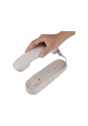 Moveevo Masaüstü/duvar Tipi Otel İş Telefonu - Kaymazsız, Telefon Hattı Beslemeli, Kompakt Abs Beyaz Diğer