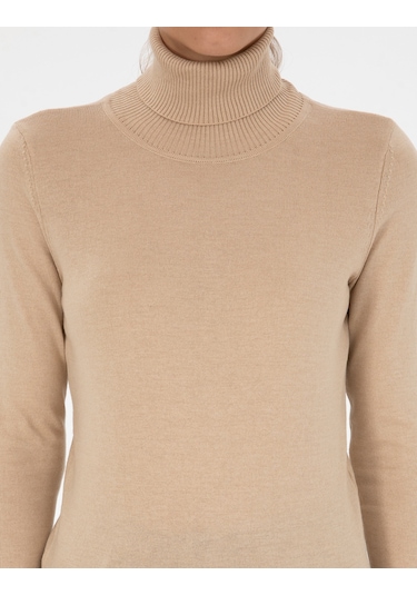 Pierre Cardin Kadın Bej Kazak /triko 50315747-vr011 Bej