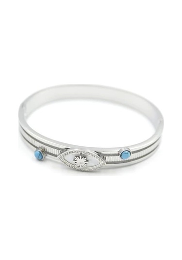 Göz Bilezik - Gümüş Çok Renkli