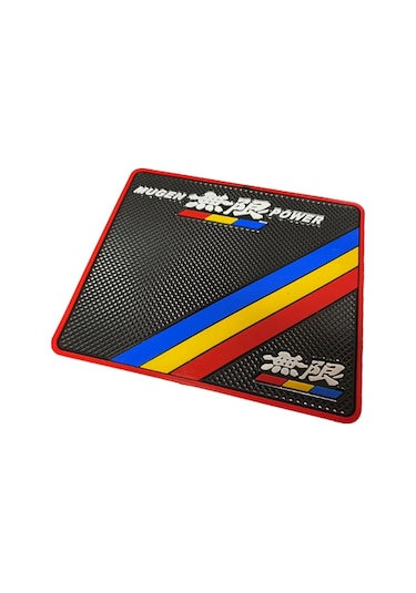 Kaydırmaz Silikonlu Ped Mugen Power Desenli 19cm X 16,5cm