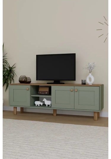 Bohem Serisi Natura Yeşil Tv Ünitesi Yeşil