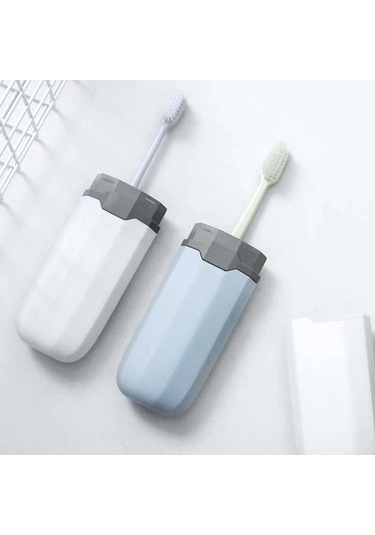 Sones Açık Hava Seyahat Taşınabilir Diş Macunu Diş Fırçası Ev Depolama Bardak Kutusu Kasa Beyaz Diğer