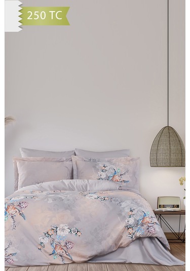 Varol 250 Tc Bambu Karışımlı Pamuk Saten Nevresim Takımı Family Size - Sorisso Çok Renkli