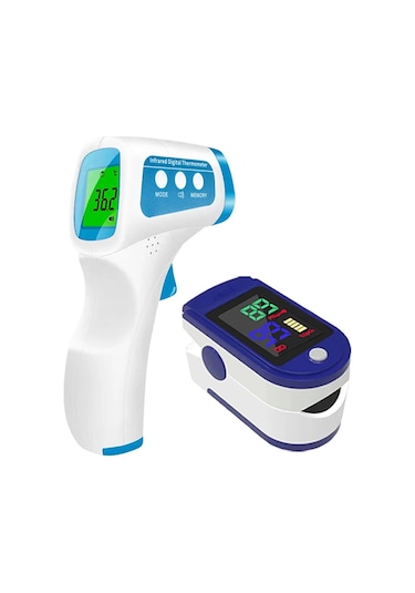 Dijital Kızılötesi Alın Termometresi Ateş Temassız Klinik Elektronik Tıbbi Bebek Temassız Sıcaklık Ölçer Yetişkin Coral