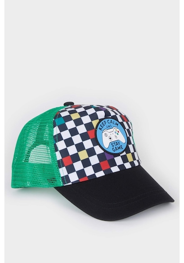 DeFacto Erkek Çocuk Desenli Dokuma Cap Şapka Z3682A625SMKR1