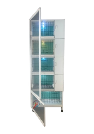 İstanbul Kafes Model 5Ys Pvc Kuş Dolabı