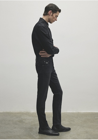 Mavi 0042286544 Jake Lux Black Erkek Jean Pantolon Gri