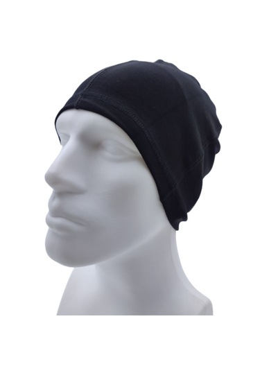 Unisex Siyah Ince Rüzgar Geçirmez Termal Bere Kask Kayak Kamp