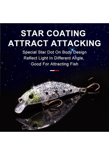 Krallık Balıkçılık Cazibesi Crankbait Isca Yapay Jerakbait Yavaş Batan 45mm 3.6g Wobblers Minnow Pike Alabalık Cazibesi Modeli 0502