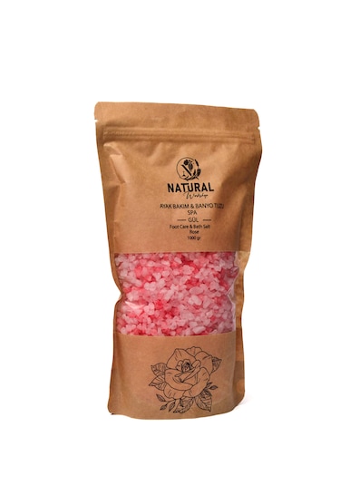 Natural Ayak Bakım & Banyo Tuzu Gül 1000 Gr