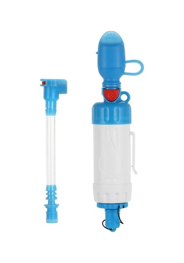 Kamp Ve Doğa Yürüyüşleri İçin Taşınabilir Su Filtresi: 0.01 Mikron Ultra Filtrasyon, 1000l Kapasite, 300ml/dk Akış Hızı.