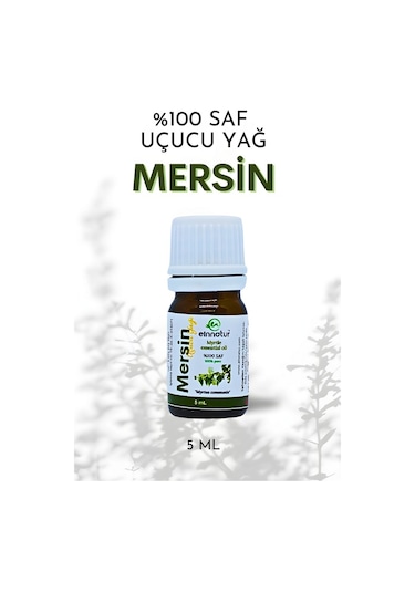 Einnatur Mersin (Myrtle) Uçucu Yağı %100 Saf Myrtus Communis Essential Oil 5 ML