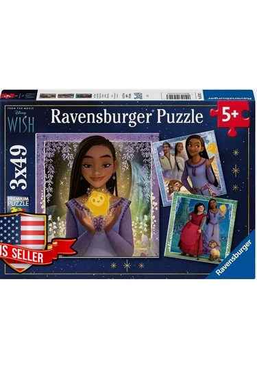 Ravensburger 3x49 Parça Asha's Wish Çocuk Puzzle