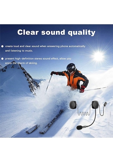Flybuy Kablosuz Bluetooth Kulaklık, Motosiklet Kaskı Hoparlör, Güvenli Sürüş