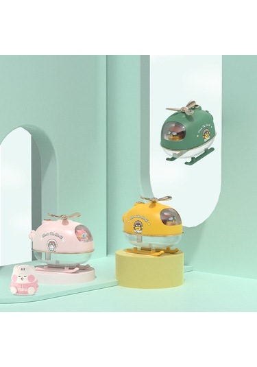 Icarer Ailesi Ifjsq07 Karikatür Nano Sprey Atmosfer Gece Lambası Nemlendirici, Özellik: Şarj Ediyor Pembe