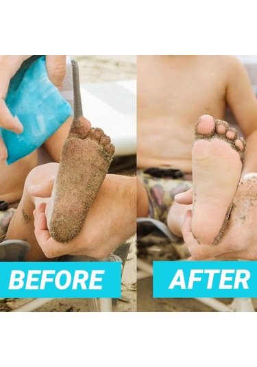 Tüm Aile İçin Kum Temizleme Torbası Kalınlaştırıcı Toz Kese Kum Temizleyici Plaj, Tatil Kampı Temelleri