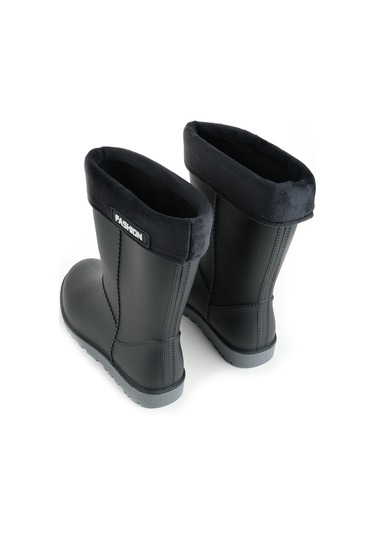Gezer 00622 Kız Çocuk Termal Astarlı Su Yağmur Geçirmez Çizme Siyah