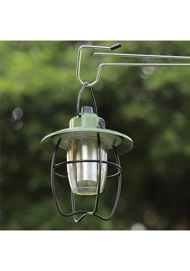 Pazly Yeşil Usb Sırt Şarj Mekan Lambası, Kamp Işığı Çadır Balıkçılık Asma Lo Yeşil Yeşil