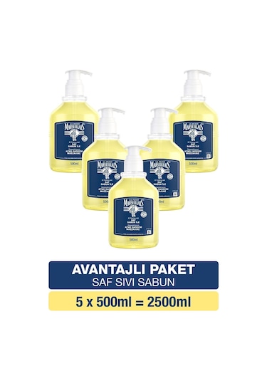 Le Petit Marseillais Saf Sıvı Sabun 5 x 500 ML
