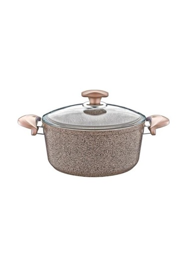 Oms Collection 26x12,5 Cm Granit Derin Tencere Kahverengi