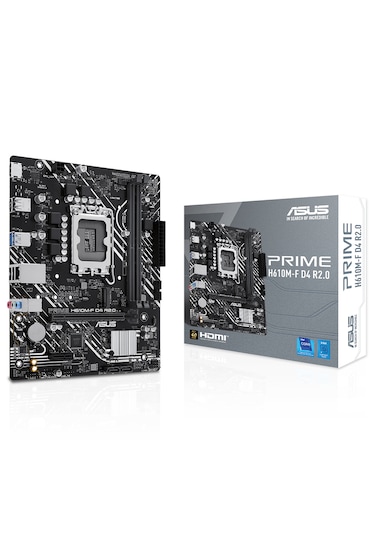Asus Prıme H610M-F D4 3200 MHz DDDR4 Soket 1700 mATX Anakart