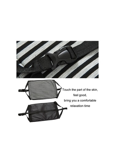 Sones Seyahat Ayak Dayanağı Hamağı Ofis Eğlence Pedalı, Renk: Gül Kırmızı Bölünmüş Diğer