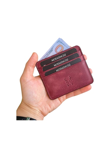 Modica Ariza - Hakiki Deri İnce Kartlık