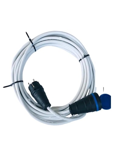 Seyyar Uzatma Kablosu Kauçuk Erkek ve Dişi Fiş Topraklı 20 M