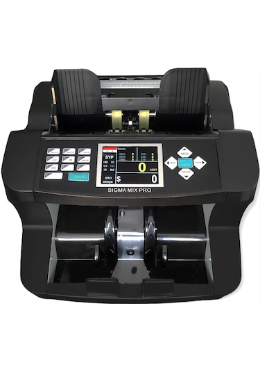 Mix Pro Tl,€,$,£,Syp Sahte Kontrollü Karışık Sayım Para Sayma Makinesi