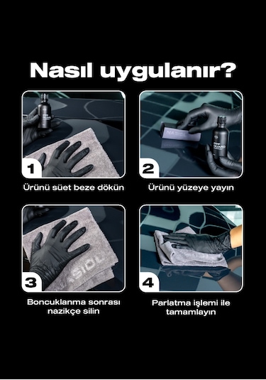 Nasiol PPFGuard Araç Boya Koruma Filmi/PPF için Nano Seramik Kaplama PPF Koruma 1.5 Yıl Dayanım 50 ML