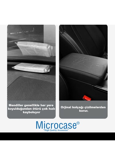 Çek-al Mendil Bölmeli Araç İçi Kolçak Kol Dayama Minderi Al4411