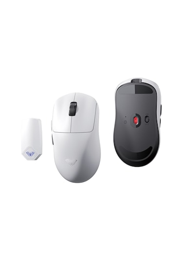 Aula Sc800 Lightweight Paw3395 Sensor 26000 Dpı 8000hz Kablolu Ve Kablosuz Gaming Oyuncu Mouse Beyaz
