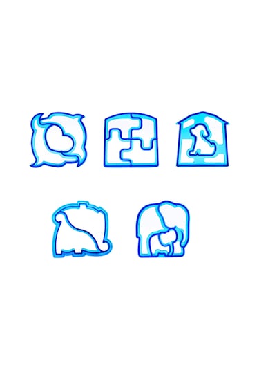 Qingmipy 13 Parça Yemek Grade Plastik Kalıp Seti - Çocuklar İçin Sandviç, Kurabiye, Ekmek Şekillendirici - Güvenli Ve Eğlenceli Pişirme Aracı Diğer