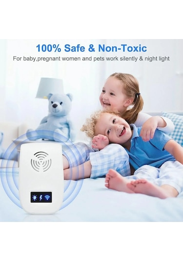 Lemestar Ses Dalgalı 6'lı Haşere Kovucu - Sinek, Böcek, Fare Ve Hamamböceği İçin Etkili Çözüm