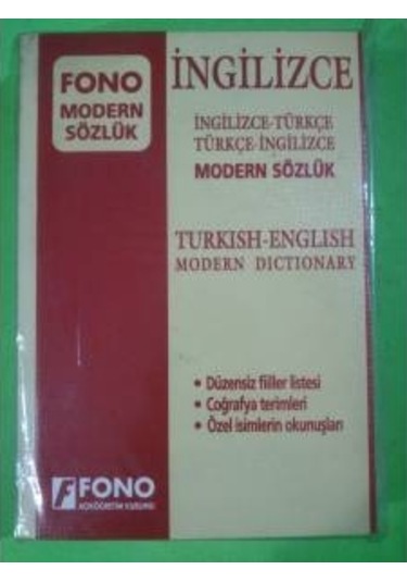 İngilizce-Türkçe-Türkçe-İngilizce El Sözlüğü