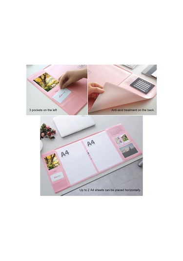 Samdoo Büyük Boy Çok Amaçlı Ofis Ve Ev Kullanımı İçin Kaymaz Masa Altlığı - Gri