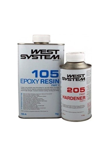 West System 105/205 Hızlı Epoxy Reçine A Pack 1.2 KG